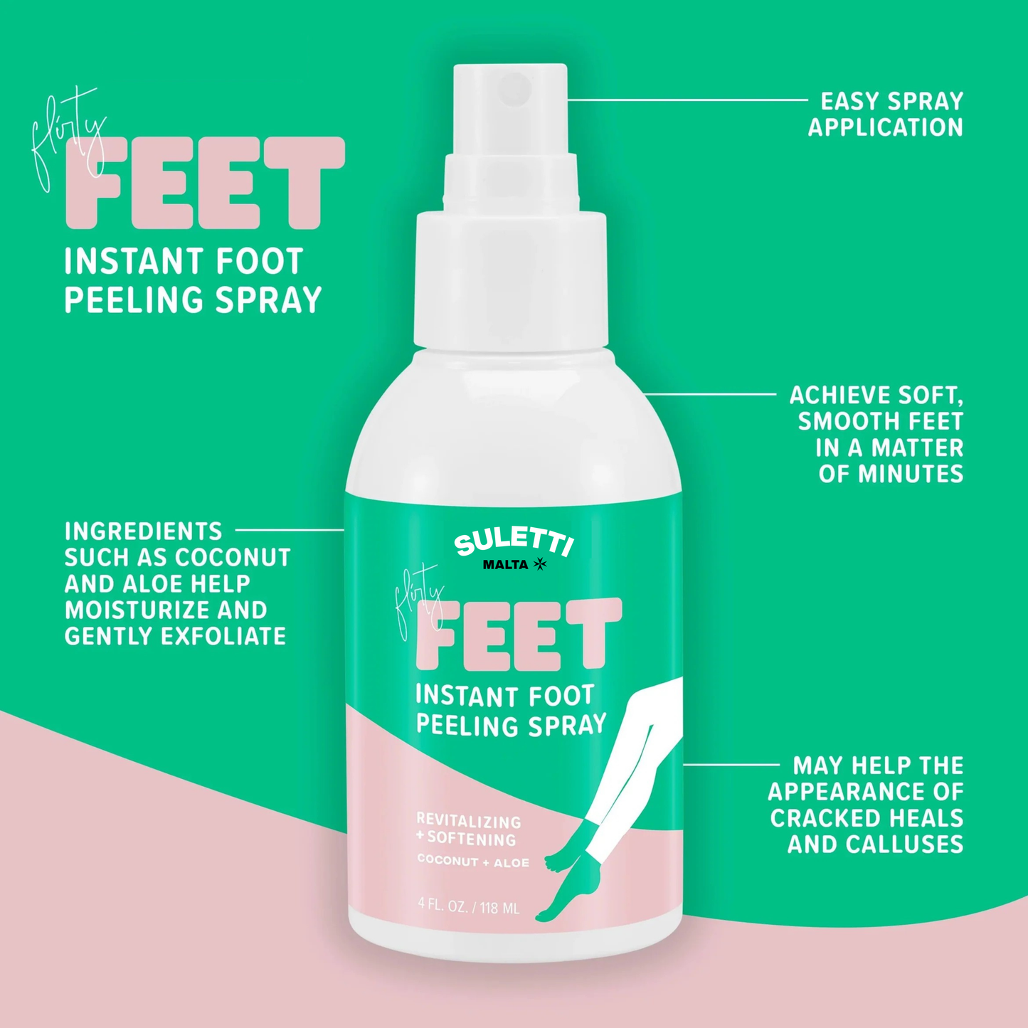 Instant Foot Peeling Spray